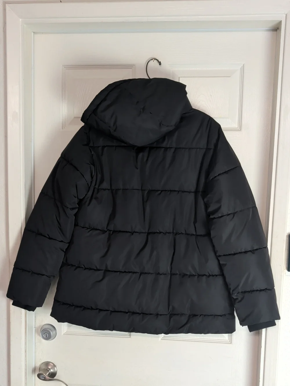 Zara puffer jacket Hooded Black Women XS